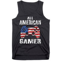 All American Gamer 4th Of July Video Games Tank Top