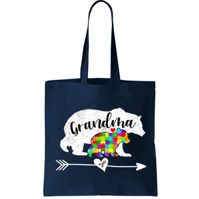 Autism Awareness Grandma Bear Support Autistic Adults Wo Bag