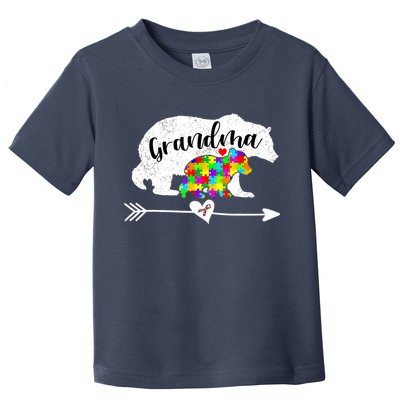 Autism Awareness Grandma Bear Support Autistic Adults Wo Toddler T-Shirt