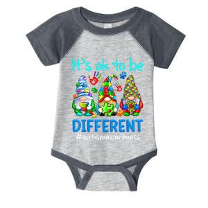 Autism Awareness Gnomes Its Ok To Be Different Infant Baby Jersey Bodysuit