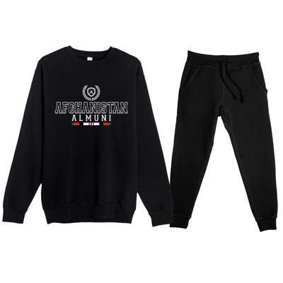 Afghanistan Alumni Gwot Oef Veteran Premium Crewneck Sweatsuit Set