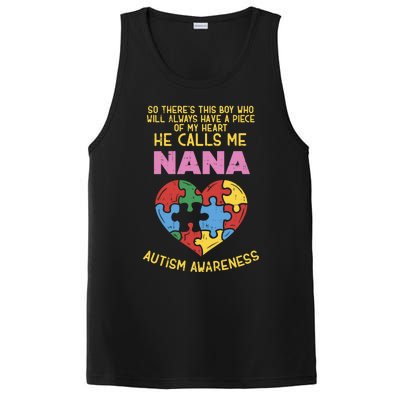 Autism Awareness Gift Piece My Heart Nana Gift Great Gift PosiCharge Competitor Tank