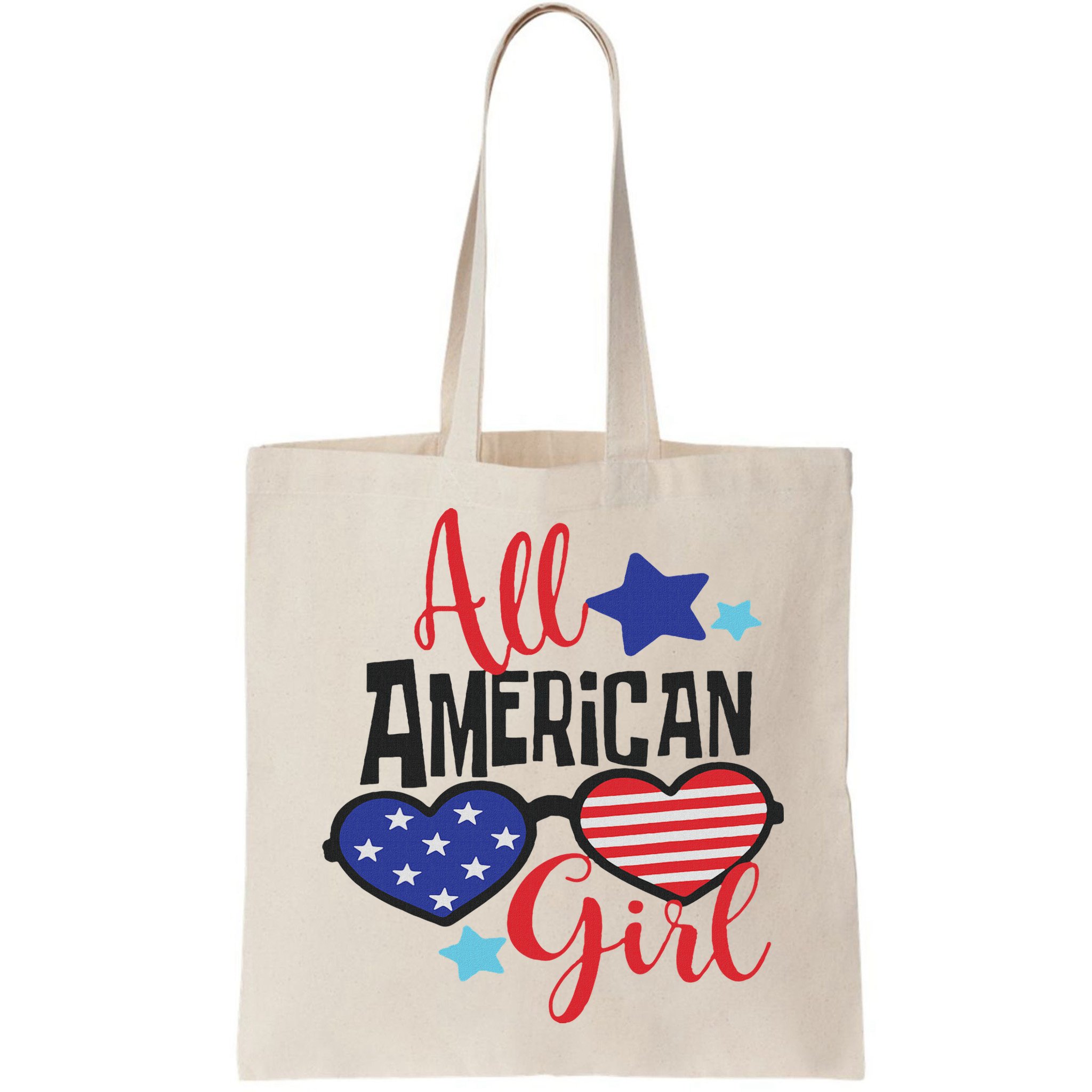 All American Girl 4th July Usa Flag Patriotic Bag