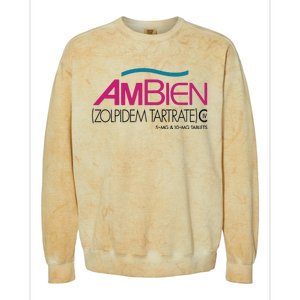 Ambien Ash Gray Colorblast Crewneck Sweatshirt