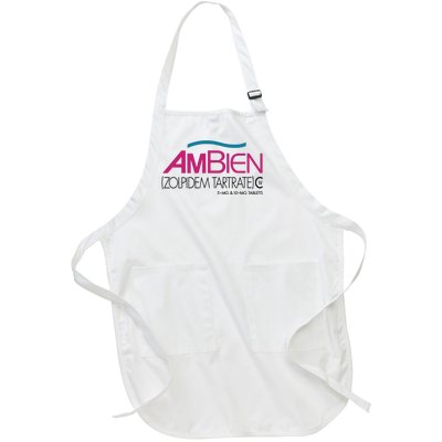 Ambien Ash Gray Full-Length Apron With Pockets