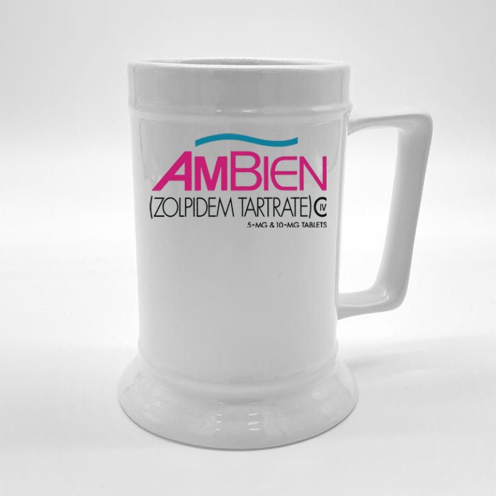 Ambien Ash Gray Beer Stein