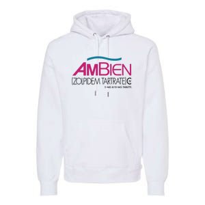 Ambien Ash Gray Premium Hoodie