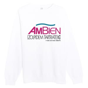 Ambien Ash Gray Premium Crewneck Sweatshirt