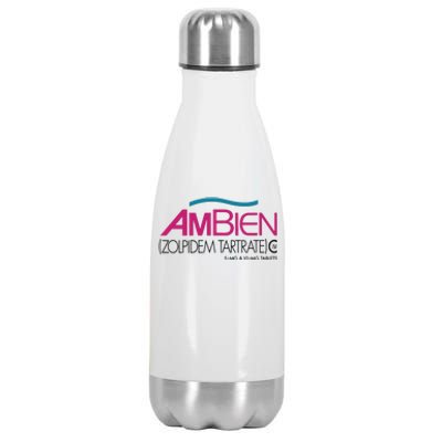 Ambien Ash Gray Stainless Steel Insulated Water Bottle