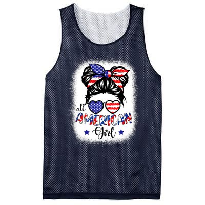 All American Girls 4th Of July Bleached Shirts Daughter USA Mesh Reversible Basketball Jersey Tank