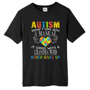 Autism Awareness Gift For Autism Grandma Gift Tall Fusion ChromaSoft Performance T-Shirt