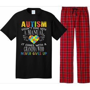 Autism Awareness Gift For Autism Grandma Gift Pajama Set