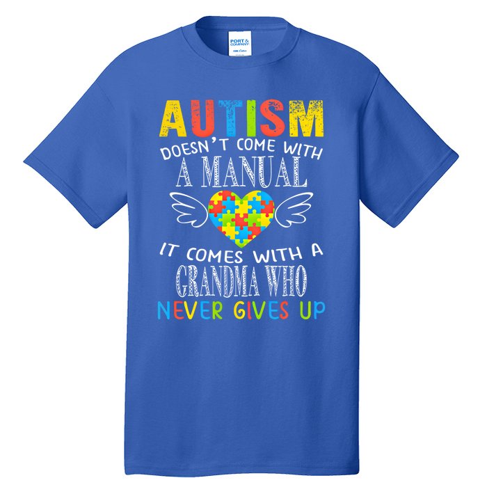 Autism Awareness Gift For Autism Grandma Gift Tall T-Shirt