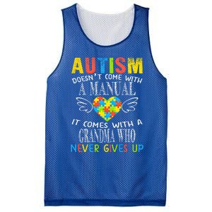 Autism Awareness Gift For Autism Grandma Gift Mesh Reversible Basketball Jersey Tank