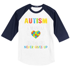 Autism Awareness Gift For Autism Grandma Gift Baseball Sleeve Shirt