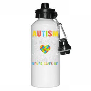 Autism Awareness Gift For Autism Grandma Gift Aluminum Water Bottle