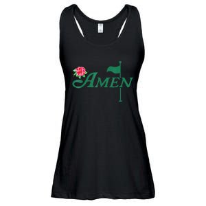 Amen Azalea Golf Masters Floral Golfing Enthusiast Design Ladies Essential Flowy Tank