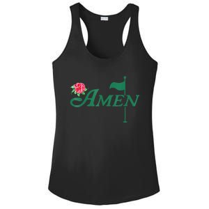 Amen Azalea Golf Masters Floral Golfing Enthusiast Design Ladies PosiCharge Competitor Racerback Tank