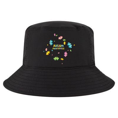 Autism Awareness Gift Puzzle Pieces Gift Cool Comfort Performance Bucket Hat