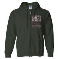 As A Gemini Girl I Have 3 Sides The Quiet And Sweet Side Full Zip Hoodie