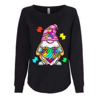 Autism Awareness Gnome Hugging Heart Acceptance Womens California Wash Sweatshirt