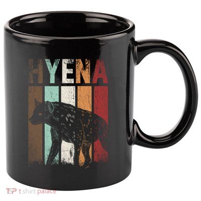 Africa Animal Gift Zoo Keeper Retro Hyena Funny Gift 11oz C Handle Ceramic Mug