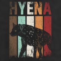 Africa Animal Gift Zoo Keeper Retro Hyena Funny Gift Beanie