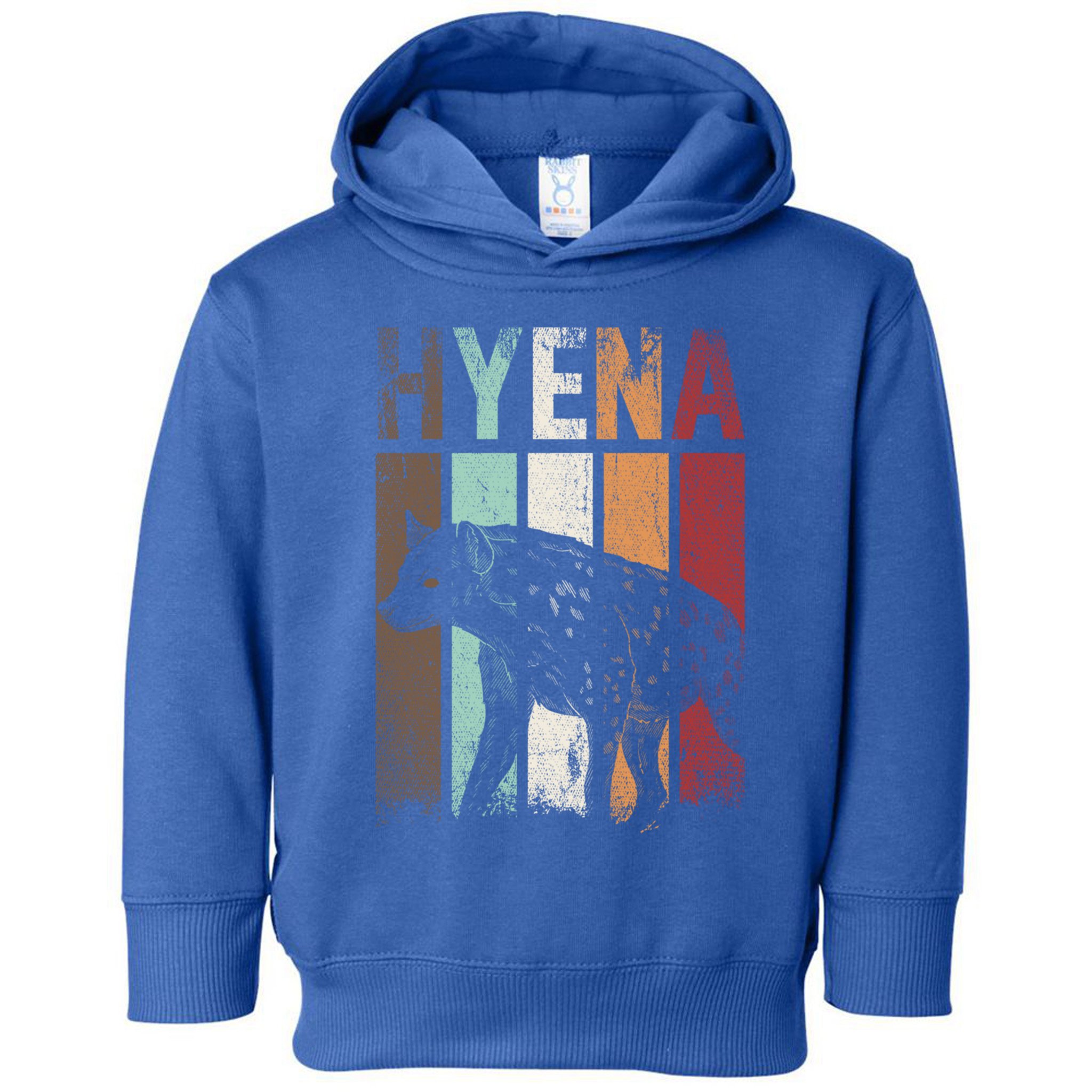 Africa Animal Gift Zoo Keeper Retro Hyena Funny Gift Toddler Hoodie