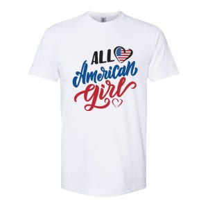 All American Girl | 4th Of July Family Outfits Softstyle CVC T-Shirt