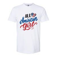 All American Girl | 4th Of July Family Outfits Softstyle CVC T-Shirt