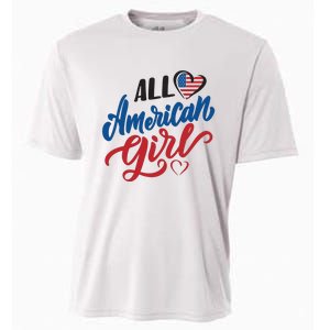 All American Girl | 4th Of July Family Outfits Cooling Performance Crew T-Shirt