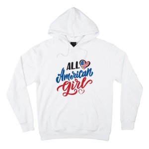 All American Girl | 4th Of July Family Outfits Hoodie