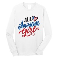 All American Girl | 4th Of July Family Outfits Long Sleeve Shirt