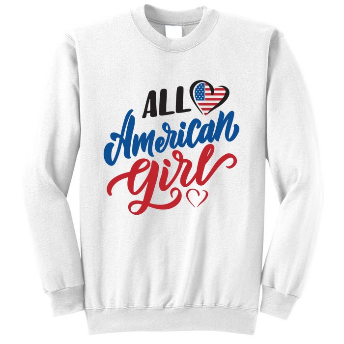 All American Girl | 4th Of July Family Outfits Sweatshirt