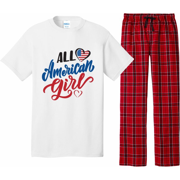 All American Girl | 4th Of July Family Outfits Pajama Set