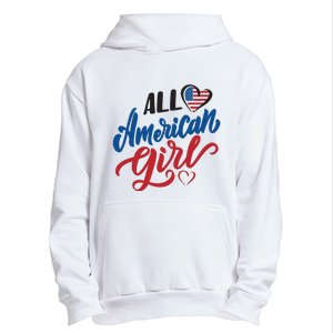 All American Girl | 4th Of July Family Outfits Urban Pullover Hoodie