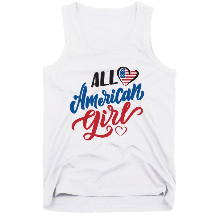 All American Girl | 4th Of July Family Outfits Tank Top