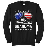 All American Grandma 4th of July Family Matching Sunglasses Sweatshirt