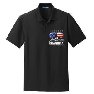 All American Grandma 4th of July Family Matching Sunglasses Dry Zone Grid Polo