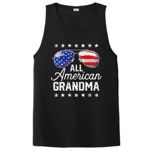 All American Grandma 4th of July Family Matching Sunglasses PosiCharge Competitor Tank