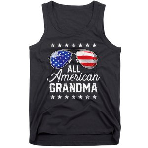 All American Grandma 4th of July Family Matching Sunglasses Tank Top