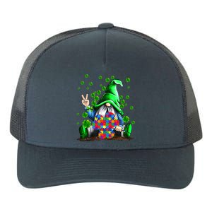 Autism Awareness Gnomes Shamrock St Patricks Day Funny Gift Yupoong Adult 5-Panel Trucker Hat