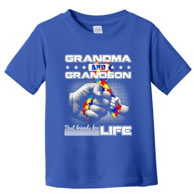 Autism Awareness Grandma Grandson Best Friend For Life Cool Gift Toddler T-Shirt