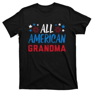 All American Grandma 4th Of July Matching Family Patriotic T-Shirt