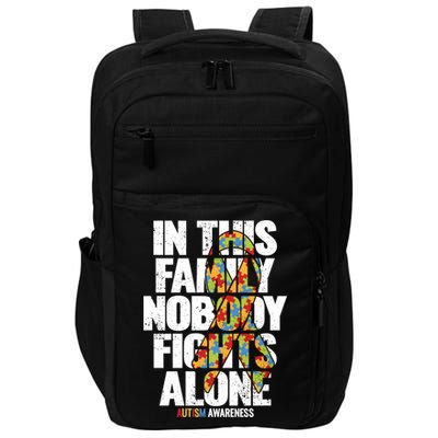 Autism Awareness Gift Family Support Mom Autism Awareness Cute Gift Impact Tech Backpack