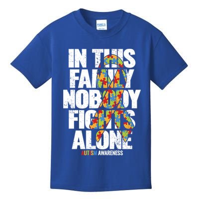 Autism Awareness Gift Family Support Mom Autism Awareness Cute Gift Kids T-Shirt