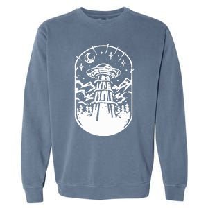 Alien Astronomy Get In Loser Ufo Alien Garment-Dyed Sweatshirt