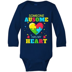 Autism Awareness Gift For Autism Spectrum Disorder Baby Long Sleeve Bodysuit