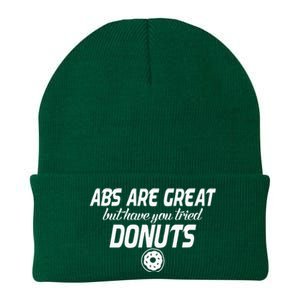 Abs Are Great But Have You Tried Donuts Funny Workout Knit Cap Winter Beanie