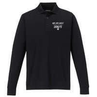 Abs Are Great But Have You Tried Donuts Funny Workout Performance Long Sleeve Polo